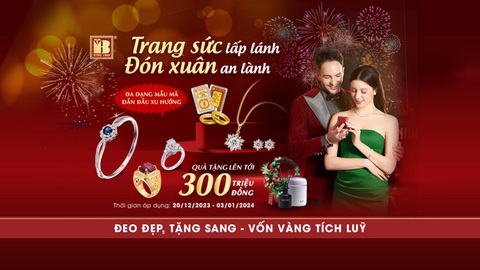 Đón xuân cùng trang sức lấp lánh với ưu đãi quà tặng hấp dẫn- Ảnh 1. Đón xuân cùng trang sức lấp lánh với ưu đãi quà tặng hấp dẫn- Ảnh 1.