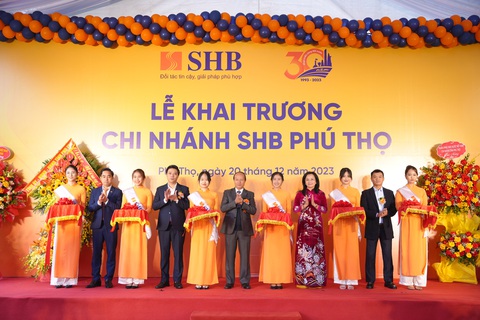 SHB mở mới liên tiếp hai chi nhánh- Ảnh 1. SHB khai trương hai chi nhánh tại Bắc Giang và Phú Thọ - Ảnh: SHB