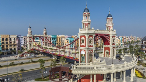 Khai trương quần thể Mega Grand World Hà Nội- Ảnh 4. Quần thể ẩm thực - vui chơi giải trí - mua sắm Mega Grand World Hà Nội. Ảnh: Đ.H