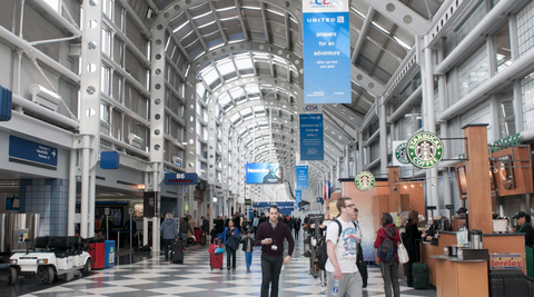 ATL tiếp tục là sân bay tấp nập nhất thế giới năm 2023- Ảnh 11. Sân bay quốc tế Chicago O'Hare - Ảnh: O'HARE INTERNATIONAL AIRPORT