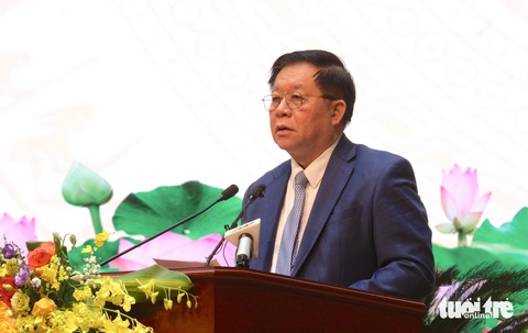 Với mỗi nhà báo, đầu tiên phải là người tử tế- Ảnh 2. Trưởng Ban Tuyên giáo Trung ương Nguyễn Trọng Nghĩa - Ảnh: HÀ THANH