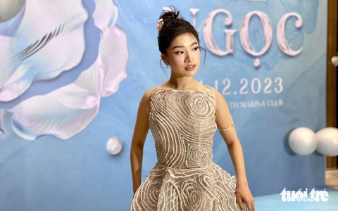 HippoHappy Lâm Bảo Ngọc nói gì khi bị so sánh với Lady Mây Myra Trần- Ảnh 4. Lâm Bảo Ngọc xây dựng hình ảnh theo nữ ca sĩ Ariana Grande, một ca sĩ đa năng có thể vừa hát vừa dựng bài cho chính mình - Ảnh: THÁI THÁI