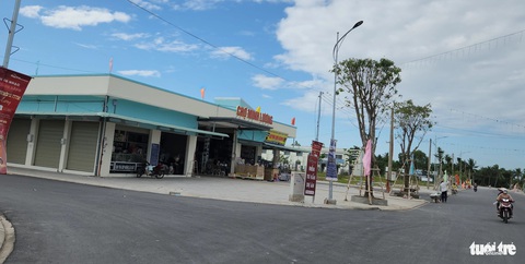Vì sao tiểu thương không vào chợ mới Minh Lương?- Ảnh 3. Chợ mới Minh Lương do doanh nghiệp Phương Anh đầu tư, cách chợ cũ hơn 600m - Ảnh: BỬU ĐẤU