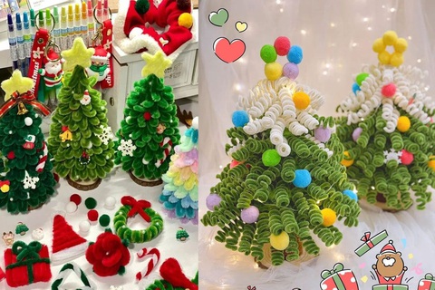Kẽm nhung khiến cả 'làng DIY' dậy sóng mùa Noel!- Ảnh 1. Kẽm nhung khiến cả 'làng DIY' dậy sóng mùa Noel!- Ảnh 1.