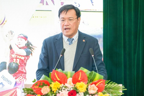 Ông Đặng Hà Việt - cục trưởng Cục thể dục thể thao - phát biểu tại hội nghị tổng kết công tác năm 2023 và triển khai công tác năm 2024 - Ảnh: QUÝ LƯỢNG Ông Đặng Hà Việt - cục trưởng Cục Thể dục thể thao - phát biểu tại hội nghị tổng kết công tác năm 2023 và triển khai công tác năm 2024 - Ảnh: QUÝ LƯỢNG