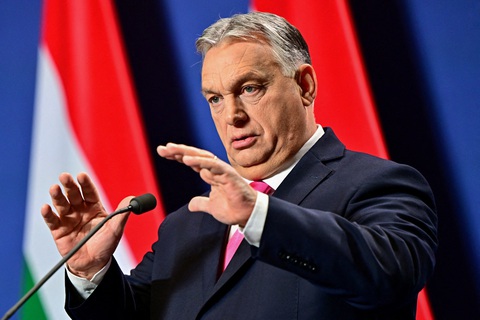 Thủ tướng Hungary tiết lộ những trao đổi với tổng thống Ukraine về viện trợ- Ảnh 1. Thủ tướng Hungary Viktor Orban - Ảnh: REUTERS