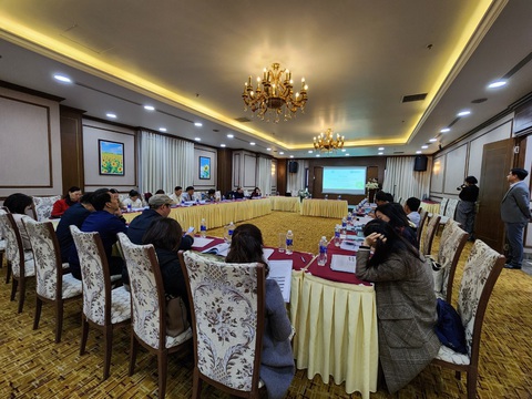 Toàn cảnh hội nghị về môi trường y tế do Tổ chức Y tế thế giới - Ảnh: BTC Toàn cảnh hội nghị về môi trường y tế của Tổ chức Y tế thế giới ở Lào Cai - Ảnh: BTC