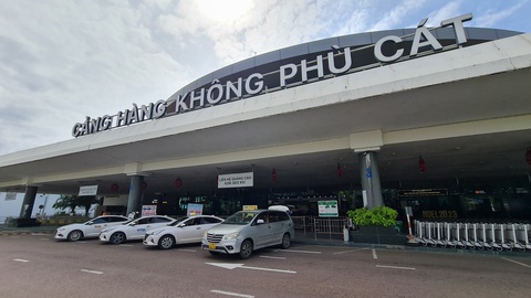Cảng hàng không Phù Cát (tỉnh Bình Định) - Ảnh: LÂM THIÊN Cảng hàng không Phù Cát (tỉnh Bình Định) - Ảnh: LÂM THIÊN