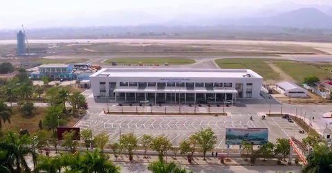 Bộ cảnh báo lãnh đạo Tổng công ty Quản lý bay về tiến độ các dự án trọng điểm- Ảnh 1. Tháng 12-2023, sân bay Điện Biên khai thác trở lại sau khi hoàn thành dự án mở rộng sân bay Điện Biên, nhưng đài kiểm soát không lưu chưa hoàn thành - Ảnh: ACV