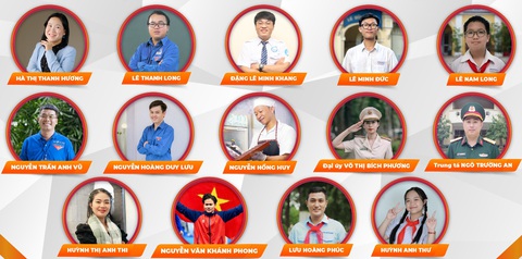 Công dân trẻ tiêu biểu TP.HCM 2023: Gam màu sáng trong bức tranh tuổi trẻ- Ảnh 1. 14 gương mặt trẻ điển hình được trao danh hiệu
