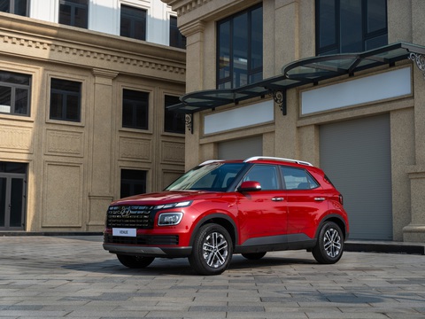 Loạt SUV mới, giá dưới 1 tỉ đồng ra mắt Việt Nam năm 2023: Mazda CX-5 nổi bật nhất- Ảnh 22. Hyundai Venue trông như bản thu nhỏ của Palisade - Ảnh: Đại lý Hyundai/Facebook