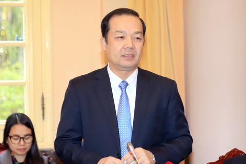 Thứ trưởng Bộ Thông tin và Truyền thông: Còn người dân được thuê đứng tên đăng ký sim điện thoại- Ảnh 1. Thứ trưởng Bộ Thông tin và Truyền thông Phạm Đức Long - Ảnh: GIA HÂN
