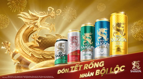 Bia Saigon ra mắt phiên bản giới hạn mùa Tết Rồng- Ảnh 1. Bia Saigon ra mắt phiên bản giới hạn mùa Tết Rồng- Ảnh 1.