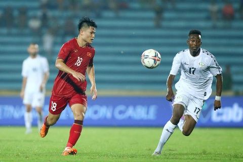 Tuyển Việt Nam dự Asian Cup 2023: Quang Hải trở lại; Công Phượng, Tấn Tài vắng mặt- Ảnh 3. Với phong độ ấn tượng trong thời gian qua, Tuấn Hải được xem là niềm hy vọng của tuyển Việt Nam tại Asian Cup 2023- Ảnh: HOÀNG TÙNG