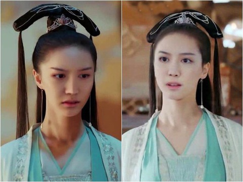 Phim cổ trang Trung Quốc xuống dốc không phanh, bị xem như phim rác- Ảnh 2. Kỹ xảo AI ghép mặt và thân tệ hại trong Tam Thiên Nha Sát - Ảnh: Sina