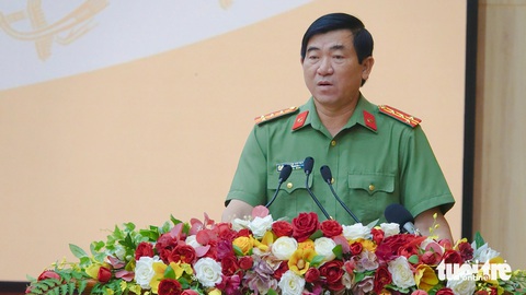 Kiên Giang tập trung giảm tội phạm ở điểm nóng Phú Quốc- Ảnh 1. Đại tá Nguyễn Văn Hận - giám đốc Công an tỉnh Kiên Giang - cho biết trong Tết Nguyên đán Giáp Thìn 2024, công an địa phương sẽ mở đợt cao điểm ra quân tấn công, trấn áp tội phạm tại các điểm nóng như Phú Quốc, Hà Tiên... - Ảnh: CHÍ CÔNG