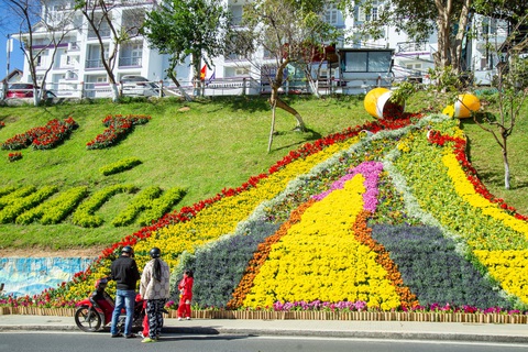 Đà Lạt trang hoàng phố hoa rực rỡ kỷ niệm 130 năm- Ảnh 1. Thành phố tràn ngập sắc hoa - Ảnh: THIÊN KHẢI