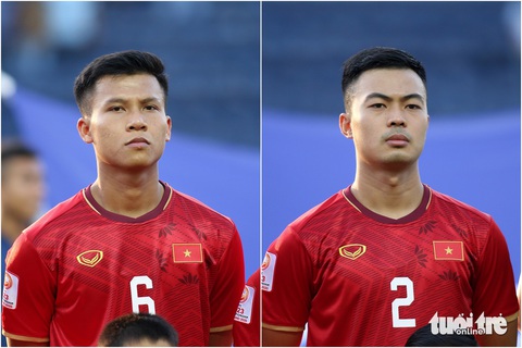 Trung vệ Lê Ngọc Bảo (trái) và hậu vệ trái Đỗ Thanh Thịnh từng là những trụ cột ở cấp độ U23 Việt Nam ở Giải U23 châu Á 2020 - Ảnh: HOÀNG TÙNG Trung vệ Lê Ngọc Bảo (trái) và hậu vệ trái Đỗ Thanh Thịnh từng là những trụ cột ở cấp độ U23 Việt Nam ở Giải U23 châu Á 2020 - Ảnh: HOÀNG TÙNG