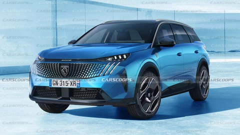Peugeot 5008 đời mới sẽ thay đổi toàn diện, có bản chạy điện- Ảnh 1. Dự đoán thiết kế Peugeot 5008 2024 bằng bộ khung 3008 mới nhất ra mắt trong năm 2023 - Ảnh: Carscoops