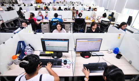 Dịch vụ chăm sóc khách hàng Việt Nam được công nhận tại châu Á - Thái Bình Dương- Ảnh 5. Sức khỏe tinh thần của nhân sự tại Trung tâm chăm sóc khách hàng là ưu tiên hàng đầu của DKSH - Ảnh: Quang Định