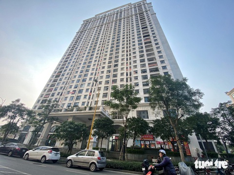 Thang máy một chung cư liên tục ‘rơi tự do’, cư dân bất an- Ảnh 1. Tòa chung cư Eco Lake View Đại Từ - Ảnh: PHẠM TUẤN