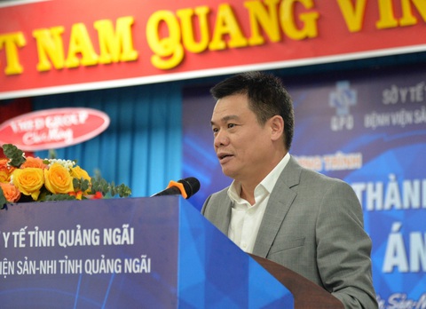 Bệnh viện Sản Nhi Quảng Ngãi chính thức triển khai bệnh án điện tử- Ảnh 3. Ông Đỗ Trường Duy, giám đốc Trung tâm Thông tin y tế Quốc gia, Bộ Y tế