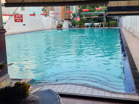 Điều tra vụ nữ sinh lớp 10 chết trong hồ bơi ở Gò Vấp- Ảnh 2. Hồ bơi xảy ra vụ việc - Ảnh: MINH HÒA