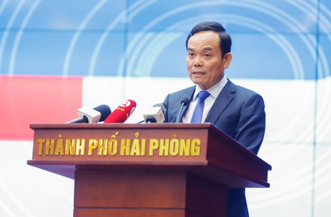 Kiều bào đóng góp mọi mặt cho sự phát triển đất nước- Ảnh 2. Phó thủ tướng Trần Lưu Quang đánh giá cao những đóng góp của kiều bào đối với sự phát triển của đất nước - Ảnh: TIẾN THẮNG