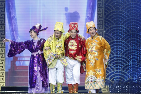Hiện, phía nhà đài lẫn nghệ sĩ vẫn im hơi lặng tiếng về Táo quân 2024. Trong hình là Táo quân 2023 - Ảnh: VFC Hiện phía nhà đài lẫn nghệ sĩ vẫn im hơi lặng tiếng về Táo quân 2024. Trong ảnh là Táo quân 2023 - Ảnh: VFC