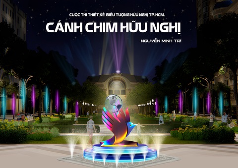 Cánh chim là biểu tượng hữu nghị TP.HCM- Ảnh 1. Cánh chim là biểu tượng hữu nghị TP.HCM- Ảnh 1.