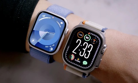 Sản phẩm Apple Watch Series 9 (bên trái) và Apple Watch Ultra 2 đối mặt lệnh cấm bán ở Mỹ - Ảnh: CNET Sản phẩm Apple Watch Series 9 (bên trái) và Apple Watch Ultra 2 đối mặt lệnh cấm bán ở Mỹ - Ảnh: CNET