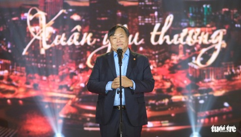 PGS. TS. Nguyễn Quốc Dũng - giám đốc Học viện Chính trị khu vực II - trân trọng tấm lòng đóng góp của các cá nhân, tập thể - Ảnh: NGỌC PHƯỢNG PGS.TS Nguyễn Quốc Dũng - giám đốc Học viện Chính trị khu vực II - trân trọng tấm lòng đóng góp của các cá nhân, tập thể - Ảnh: NGỌC PHƯỢNG