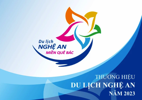 'Du lịch Nghệ An - miền quê Bác' là khẩu hiệu du lịch mới của Nghệ An- Ảnh 1. Biểu trưng và khẩu hiệu du lịch mới của Nghệ An - Ảnh: TÂM PHẠM