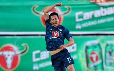 Bí quyết nào giúp Hoàng Anh Gia Lai lột xác trước Hà Nội?- Ảnh 1. Hoàng Anh Gia Lai tìm được chiến thắng sau 7 vòng chỉ hòa và thua - Ảnh: MINH TRẦN
