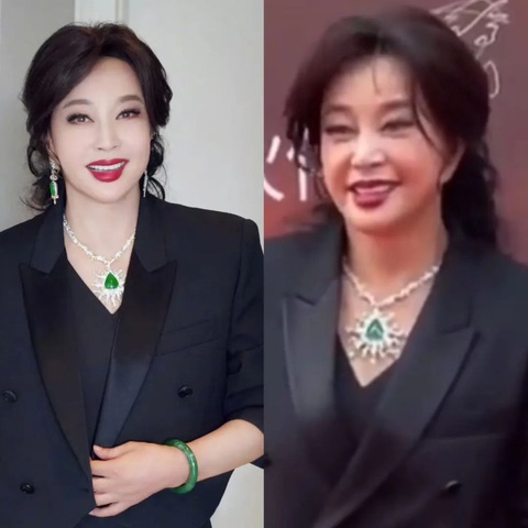 Sự đối lập giữa ảnh chỉnh sửa và chưa chỉnh sửa của Lưu Hiểu Khánh Sự đối lập giữa ảnh chỉnh sửa và chưa chỉnh sửa của Lưu Hiểu Khánh