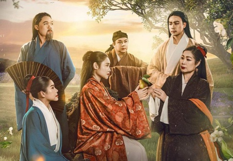 Poster Hoàng triều Lê trung hưng của Tình sử Thăng Long - Ảnh: Sân khấu Hồng Vân Poster Hoàng triều Lê trung hưng của Tình sử Thăng Long - Ảnh: Sân khấu Hồng Vân