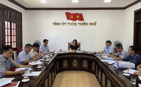 Kỷ luật Đảng ủy Sở Y tế tỉnh Thừa Thiên Huế nhiệm kỳ 2016-2020- Ảnh 1. Ủy ban Kiểm tra Tỉnh ủy Thừa Thiên Huế họp, ban hành kỷ luật đối với Đảng ủy Sở Y tế Thừa Thiên Huế nhiệm kỳ 2016 - 2020 - Ảnh: https://tinhuytthue.vn