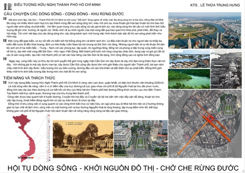 Cảm hứng biểu tượng hữu nghị TP.HCM từ cây đước và những dòng sông- Ảnh 1. Cảm hứng biểu tượng hữu nghị TP.HCM từ cây đước và những dòng sông- Ảnh 1.