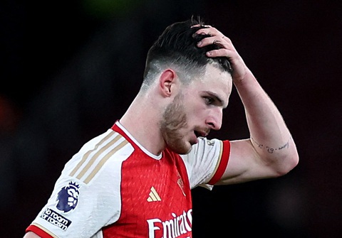 Thua sốc West Ham, Arsenal mất ngôi đầu bảng- Ảnh 1. Arsenal có trận đấu thất vọng trước West Ham - Ảnh: REUTERS