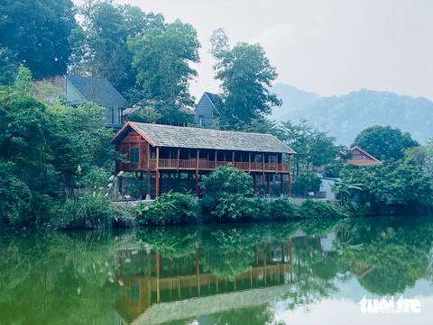 Bộ Tài nguyên và Môi trường đề nghị Hà Nội kiểm tra thông tin biến hóa đất khai hoang- Ảnh 2. Thửa đất tại hồ Đập Cờ (xã Yên Bài, huyện Ba Vì) - Ảnh: QUANG THẾ