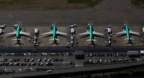 Thiếu đai ốc ở bánh lái, Boeing khuyến nghị kiểm tra an toàn toàn bộ 737 Max- Ảnh 1. Máy bay Boeing 737 Max - Ảnh: GETTY IMAGES