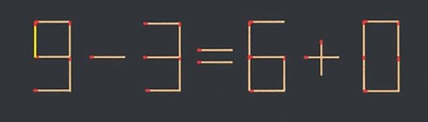Thử tài IQ: Di chuyển một que diêm để 3-3=8+0 thành phép tính đúng- Ảnh 2.