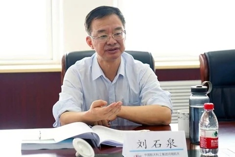 Trung Quốc loại 3 lãnh đạo doanh nghiệp quốc phòng khỏi cơ quan cố vấn chính trị- Ảnh 1. Ông Lưu Thạch Tuyền, chủ tịch Tập đoàn Công nghiệp binh khí Trung Quốc (Norinco) - Ảnh: SCMP/WEIBO
