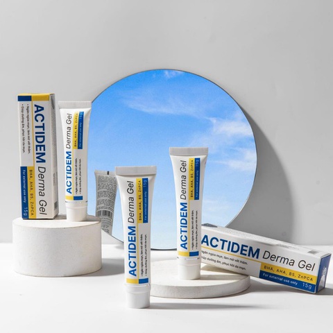 Gel trị mụn Actidem: giúp ngăn ngừa mụn, hạn chế thâm sau mụn- Ảnh 1. Gel trị mụn Actidem Derma Gel