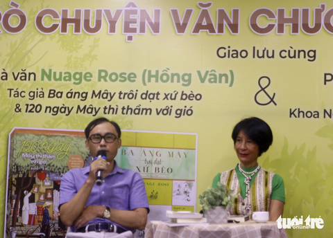 PGS.TS. Phạm Văn Quang chia sẻ về các tác phẩm văn học Việt Nam viết bằng tiếng Pháp PGS.TS Phạm Văn Quang chia sẻ về các tác phẩm văn học Việt Nam viết bằng tiếng Pháp - Ảnh: HỒ LAM