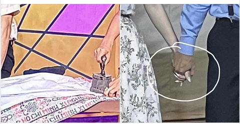 Hình ảnh sơ suất về đạo cụ và diễn viên với móng tay đắp bột mà khán giả chụp gởi cho Thành Lộc - Ảnh: Facebook nghệ sĩ Thành Lộc Hình ảnh sơ suất về đạo cụ và diễn viên với móng tay đắp bột mà khán giả chụp gởi cho Thành Lộc - Ảnh: Facebook Thành Lộc