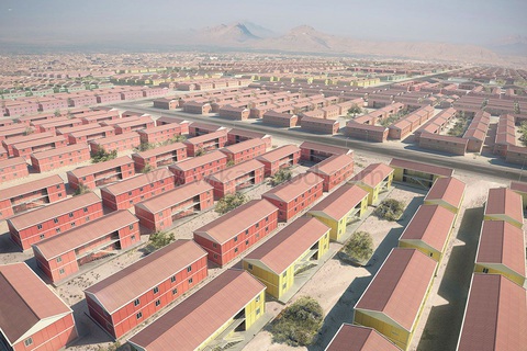 Khu nhà dân cư ở Iraq - Ảnh: KARMOD Một khu dân cư ở Iraq - Ảnh: KARMOD