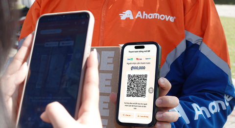 ZaloPay QR Đa Năng thực sự đa năng- Ảnh 3. Ahamove là đối tác đầu tiên trong lĩnh vực giao hàng của ZaloPay đã triển khai QR Đa Năng