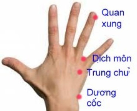 Kích thích huyệt tay đơn giản trị các chứng hoa mắt, chóng mặt thường gặp- Ảnh 2. Vị trí các huyệt trị chóng mặt