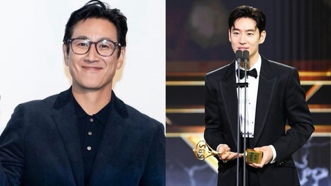 Diễn viên Lee Je Hoon (phải) muốn dành giải Daesang cho cố diễn viên Lee Sun Kyun Diễn viên Lee Je Hoon (phải) muốn dành giải Daesang cho cố diễn viên Lee Sun Kyun
